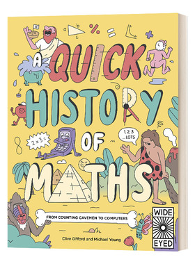英文原版 A Quick History of Maths From Counting Cavemen to Big Data 数学简史 从计算穴居人到大数据 英文版 进口英语原版书