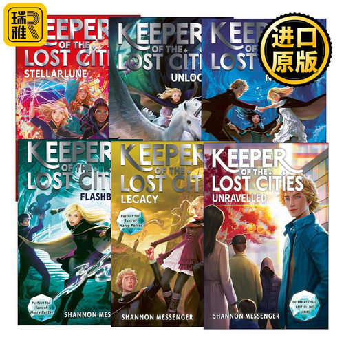 英文原版 Keeper of the Lost Cities 失落城市的守护者系列6册 英文版 进口英语原版书籍