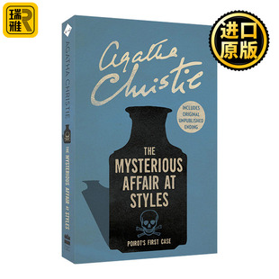 英文原版 Poirot — The Mysterious Affair at Styles 大侦探波洛系列 斯泰尔斯庄园奇案 阿加莎侦探推理小说 英文版 进口英语书