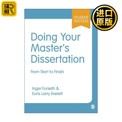英文原版 Doing Your Master's Dissertation 如何完成硕士论文 SAGE学生学术写作方法系列 英文版 进口英语原版书籍