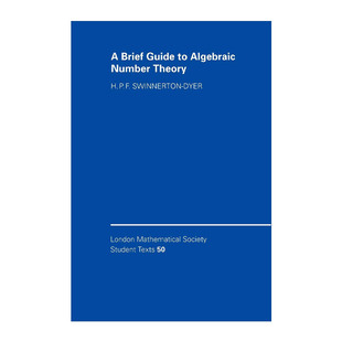 英文原版 A Brief Guide to Algebraic Number Theory