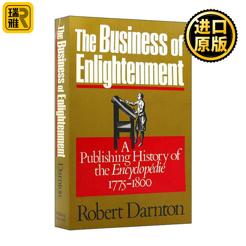 英文原版 The Business of Enlightenment 启蒙运动的生意 百科全书出版史 罗伯特·达恩顿 英文版 进口英语原版书籍