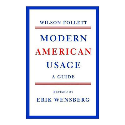 英文原版 Modern American Usage 现代美式英语用法指南 英文版 进口英语原版书籍