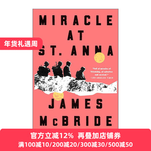 英文原版 Miracle at St. Anna 圣安娜的奇迹 上帝鸟作者詹姆斯·麦克布莱德 战争史 英文版 进口英语原版书籍
