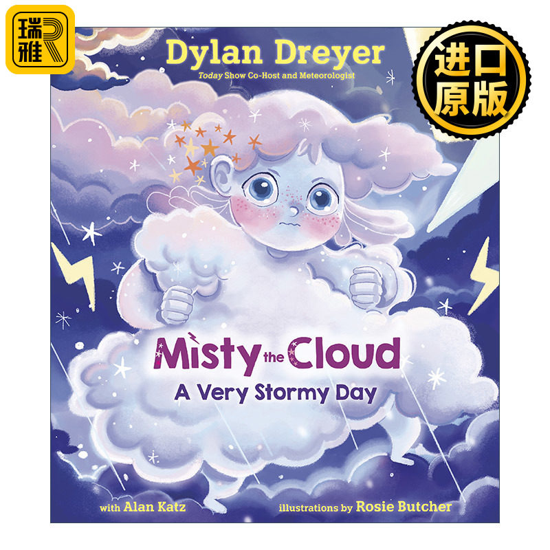 Misty the Cloud: A Very Stormy Day 云朵米斯蒂 暴风雨的一天 幼儿儿童启蒙认知绘本 情绪调节管理早教 精装