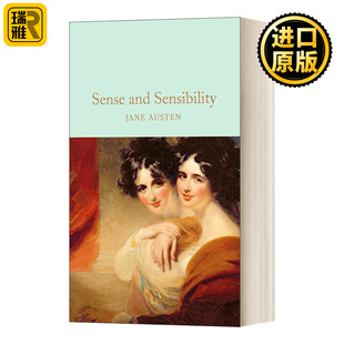 Sensibility 进口书籍 英文版 Macmillan Sense and Collector 简奥斯丁 理智与情感 Library 英文原版 精装 麦克米伦收藏馆系列