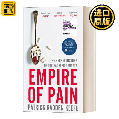 Empire of Pain 痛苦帝国 Goodreads年度非虚构类推荐榜首 英文原版
