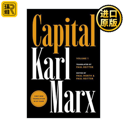 英文原版 Capital Critique of Political Economy  Volume 1 资本论 政治经济学批判 卷一 精装 英文版 进口英语原版书籍
