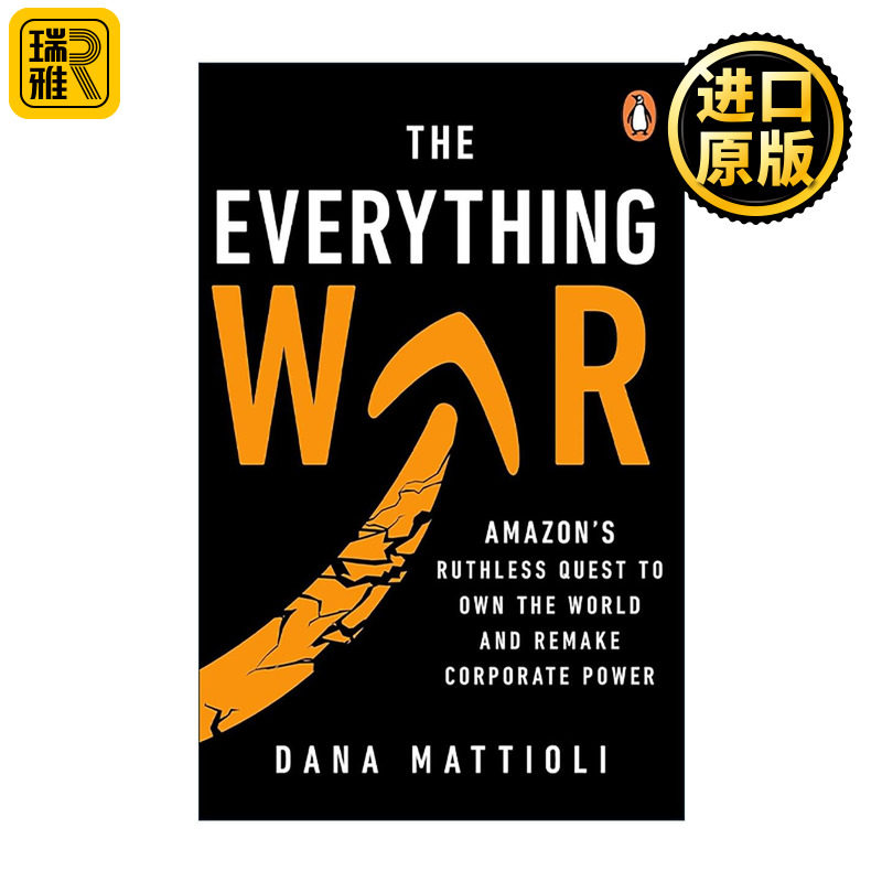 英文原版 The Everything War 野心之战 亚马逊的全球扩张与企业权力重塑之路 英文版 进口英语原版书籍