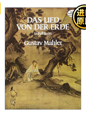 正版 Das Lied von der Erde in Full Score 英文原版 进口英语书籍
