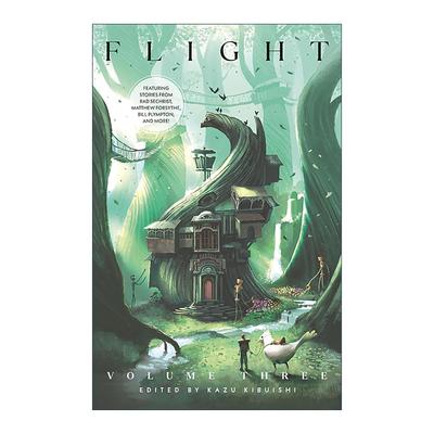 英文原版 Flight Volume Three 飞系列3 奇幻科幻漫画集 Amulet护身符系列作者Kazu Kibuishi木部石 英文版 进口英语原版书籍