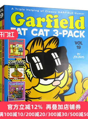 Garfield Fat Cat 3Pack #19 加菲猫漫画三合一 合订本19 英文原版
