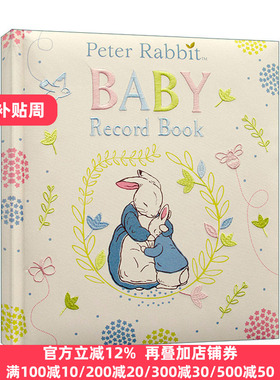 Peter Rabbit Baby Record Book 彼得兔 宝宝成长记录小书 精装