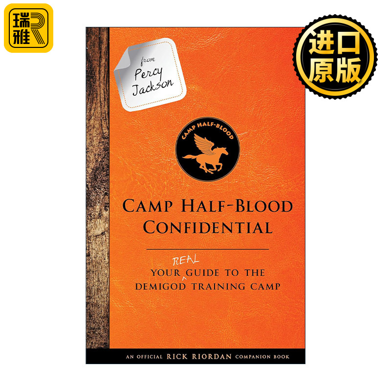 英文原版 From Percy Jackson Camp Half-Blood Confidential 来自波西杰克逊 营地混血机密指南 阿波罗的审判 精装 英文版 进口