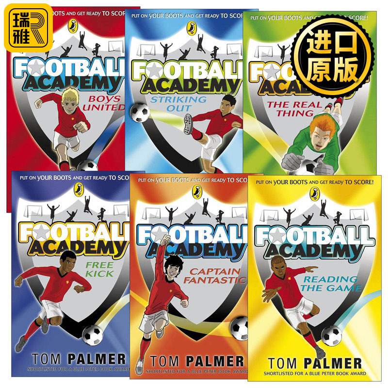 英文原版 Football Academy 足球学院1-6册 青少年体育小说 英文版 进口英语原版书籍