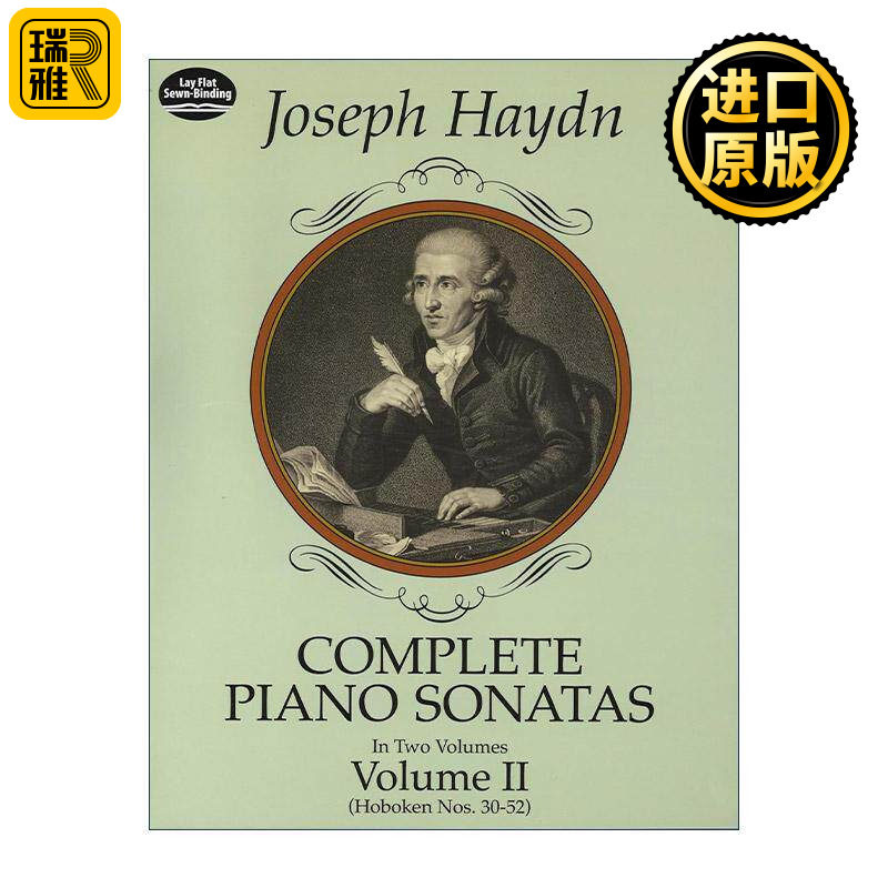英文原版 Complete Piano Sonatas  Volume II 钢琴奏鸣曲完整集 卷二 约瑟夫·海顿 英文版 进口英语原版书籍