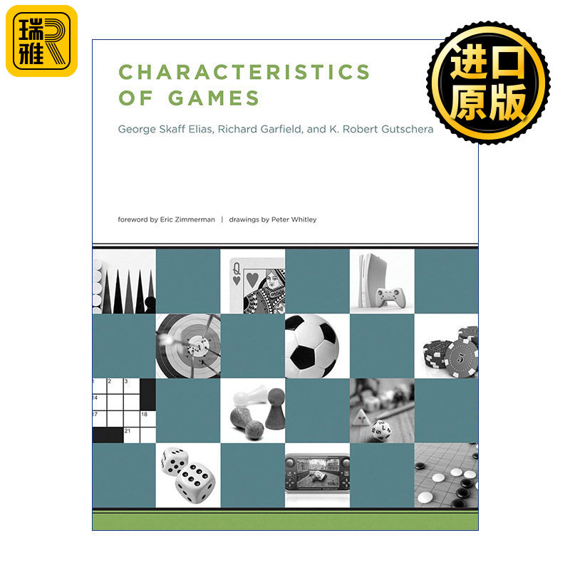 Characteristics of Games (The MIT Press) 游戏的特征 游戏设计及分析 万智牌创始人Richard Garfield 英文原版 进口英语书籍