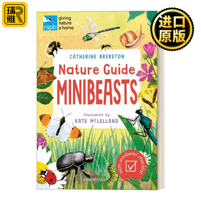 RSPB Nature Guide: Minibeasts RSPB自然指南：昆虫 英国皇家鸟类保护协会 儿童插画百科