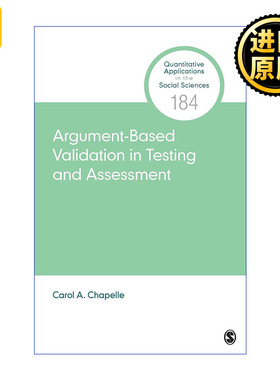 ArgumentBased Validation in Testing and Assessment 英文原版