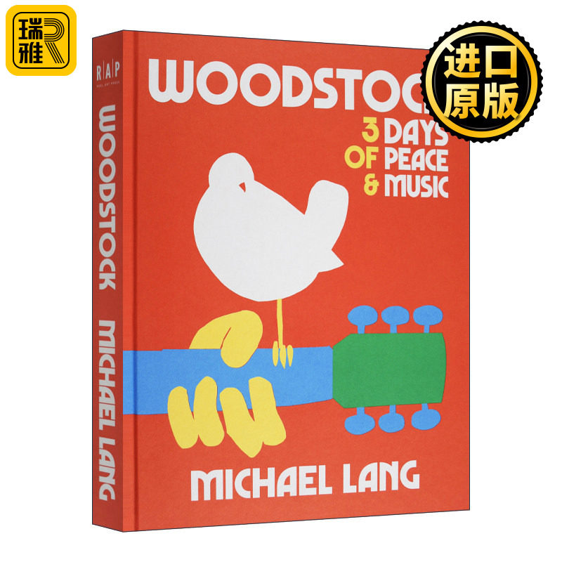 英文原版 Woodstock 3 Days of Peace and Music 伍德斯托克音乐节50周年纪念册 三天的和平与音乐盛会 艺术摄影集 进口英语书籍