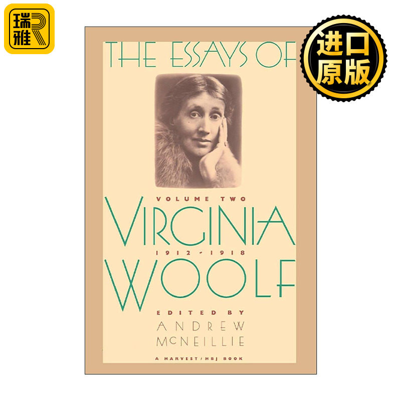 英文原版 The Essays of Virginia Woolf Vol 2 1912-1918 伍尔夫文集卷二 英文版 进口英语原版书籍