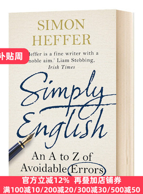 简单的英语 Simon Heffer 英文原版 Simply English An A-Z of Avoidable Errors 英文版 Thomas Hardy 进口英语原版书籍