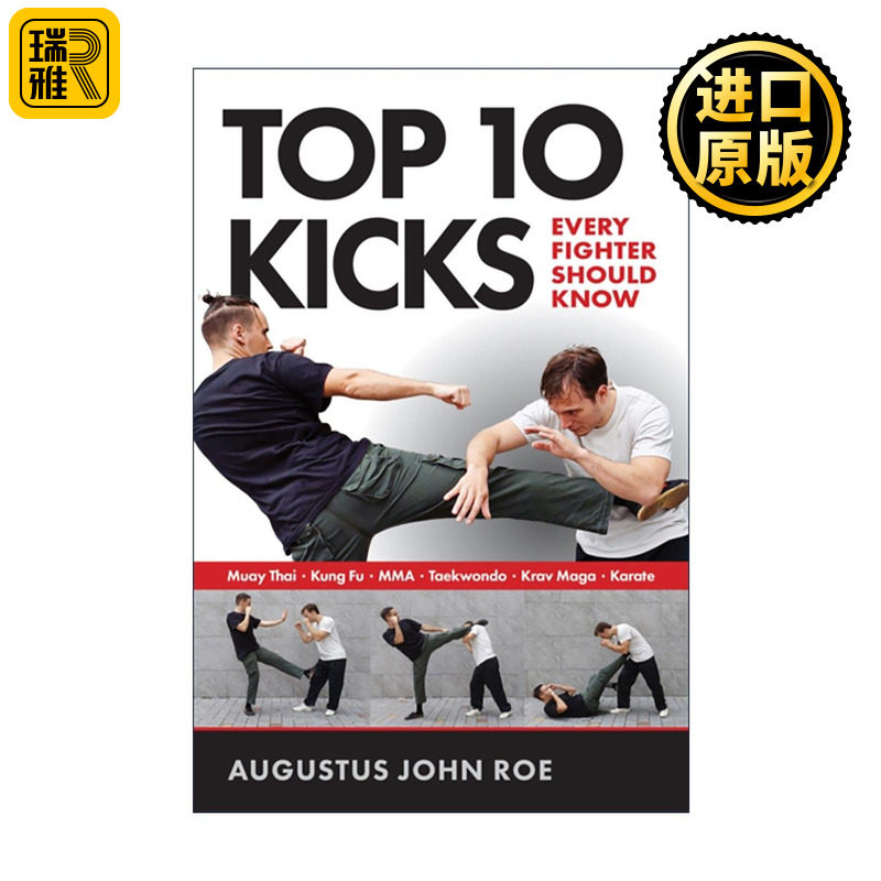 英文原版 Top 10 Kicks 格斗者必知的十大腿法 技巧指南 英文版 进口英语原版书籍