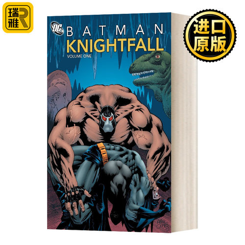 现货 Batman Knightfall Vol 01 蝙蝠侠:骑士陨落 第1卷 DC漫画 Chuck Dixon 英文原版