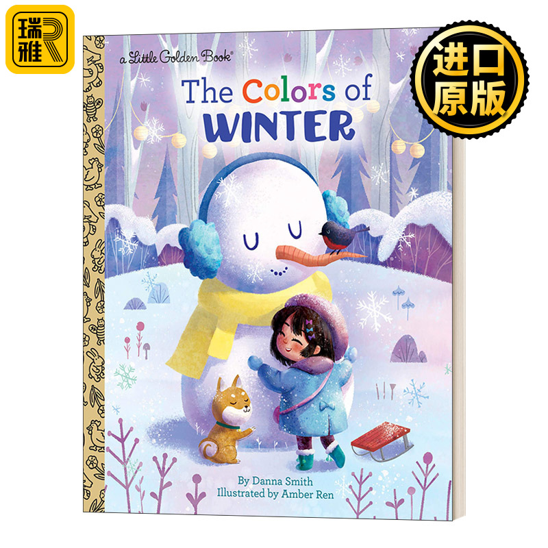 The Colors of Winter Little Golden Book儿童绘本