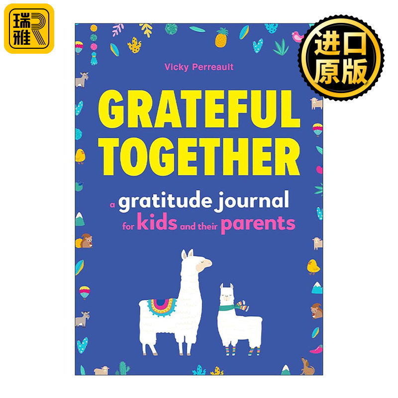 英文原版 Grateful Together 一起感恩 给孩子与父母的感恩日记簿 亲子互动 家庭沟通 Vicky Perreault 英文版 进口英语原版书籍