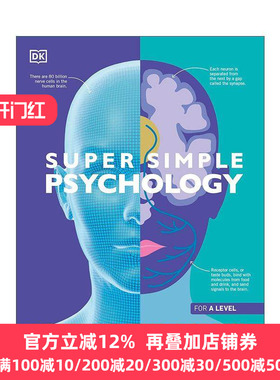英文原版 Supersimple Psychology 简单心理学 DK人文社科科普百科读物 英文版 进口英语原版书籍