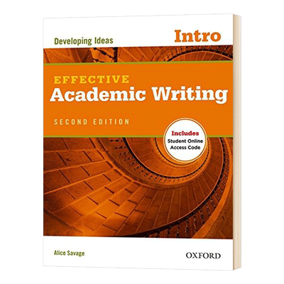 现货 Effective Academic Writing Second Edition Introductory Student Book 牛津学术英语写作教材
