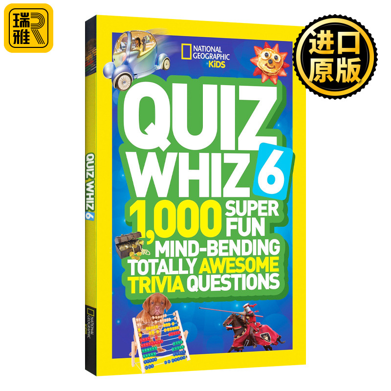 National Geographic Kids Quiz Whiz 6 国家地理儿童版 测验高手6 英文原版