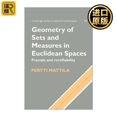 英文原版 Geometry of Sets and Measures in Euclidean Spaces