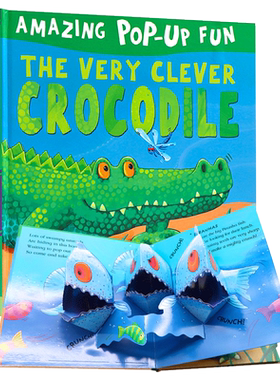 The Very Clever Crocodile (Peek-a-boo Pop-ups) 聪明的鳄鱼 精装立体书