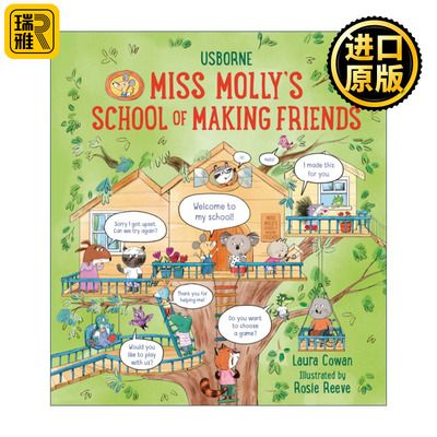 Miss Molly's School of Making Friends 莫莉老师的学校 交朋友 儿童绘本精装