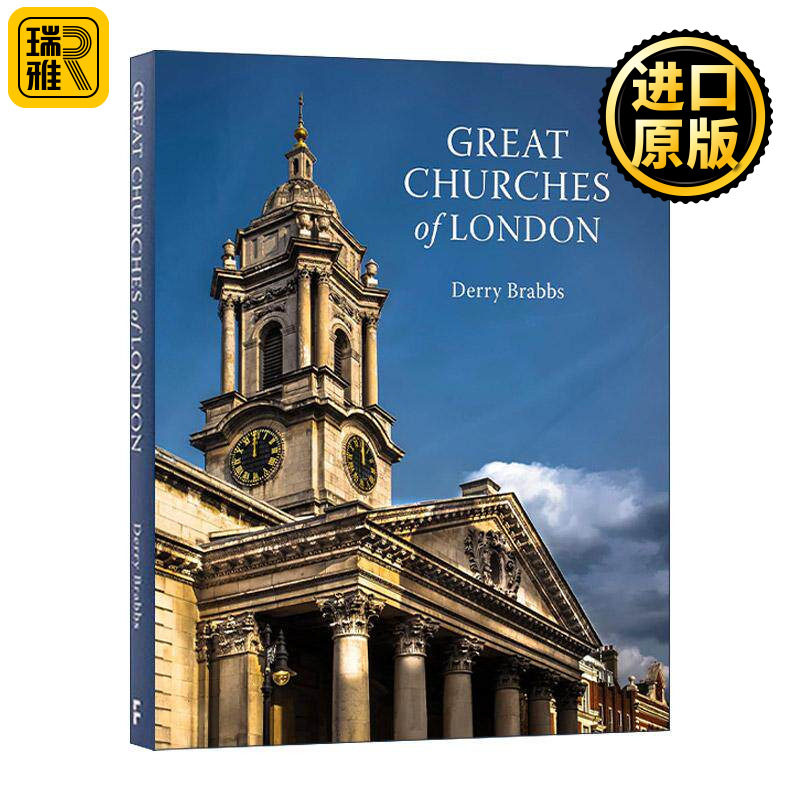 英文原版 Great Churches of London 伦敦的宏伟教堂精装 建筑设计鉴赏 英文版 进口英语原版书籍