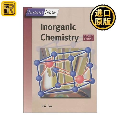 英文原版 BIOS Instant Notes in Inorganic Chemistry 精要速览系列 无机化学 第2版 英文版 进口英语原版书籍