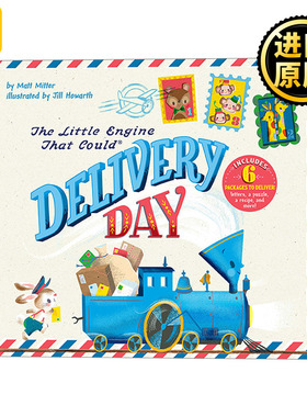 The Little Engine That Could: Delivery Day 交付日 3-7岁儿童精装故事绘本 Matt Mitter 插画师Jill Howarth