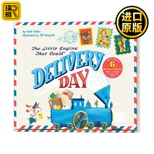 The Little Engine That Could: Delivery Day 交付日 3-7岁儿童精装故事绘本 Matt Mitter 插画师Jill Howarth