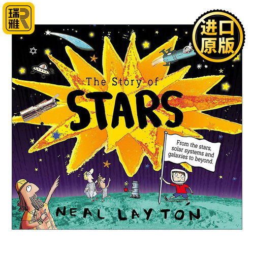 英文原版 The Story of Stars 星星的故事 儿童科普百科知识绘本 Neal Layton 英文版 进口英语原版书籍