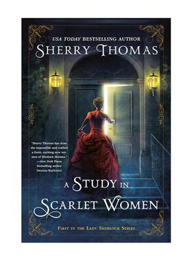 英文原版 A Study in Scarlet Women Lady Sherlock 01 福尔摩斯小姐1 贝克街的淑女侦探 女性推理小说 英文版 进口英语原版书籍