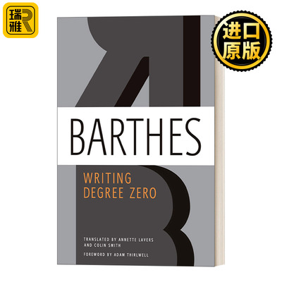 Writing Degree Zero  Professor Roland Barthes