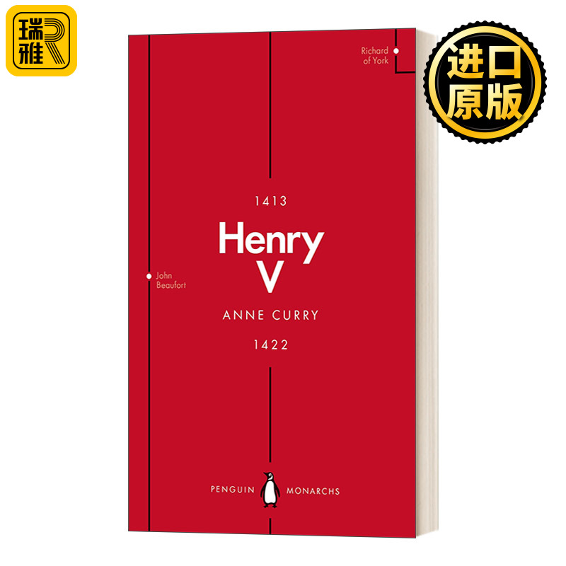 Henry V Penguin Monarchs 英国君王史 亨利五世 平装 英文原版