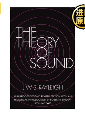 英文原版 The Theory of Sound, Volume Two Dover J. W. S. Rayleigh