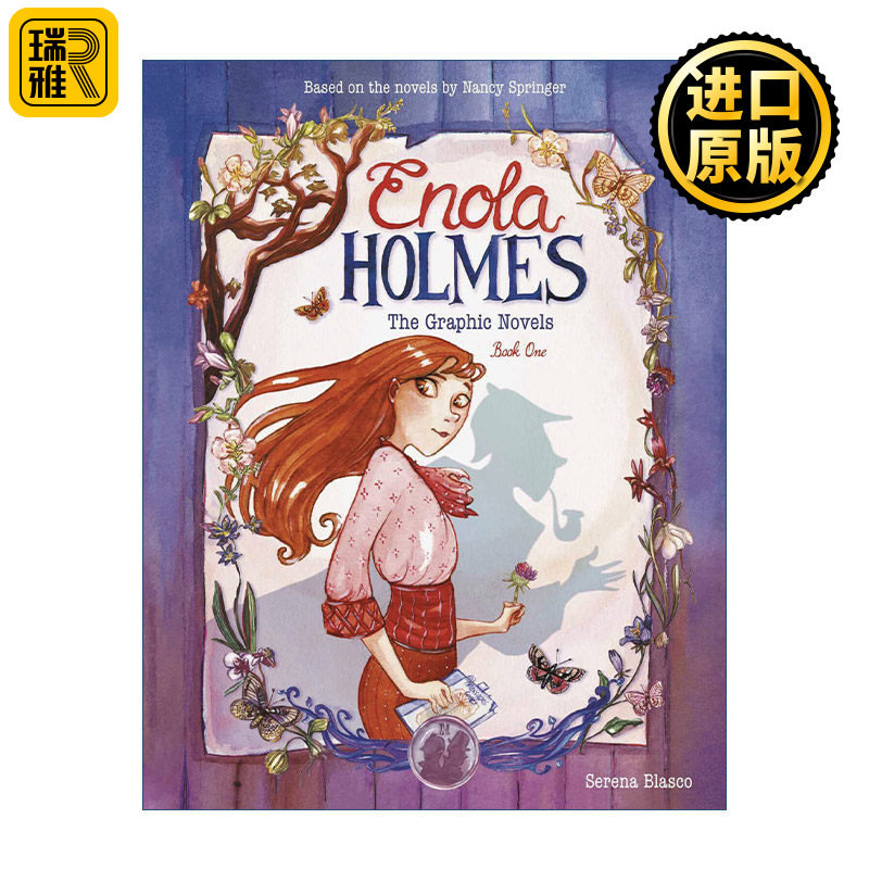 Enola Holmes: The Graphic Novels 天才少女福尔摩斯3合1卷1 漫画 英文原版