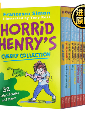 淘气包亨利10册套装 Horrid Henry's Cheeky Collection 英文原版 Francesca Simon 英文版儿童小说章节书 进口原版英语书籍