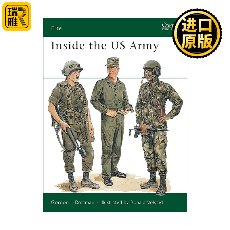 英文原版 Inside the US Army 八十年代美国陆军 军事精锐系列 英文版 进口英语原版书籍