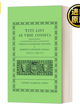 Livy Ab Urbe Condita Books VI-X VI-X R. S. Conway文集书籍