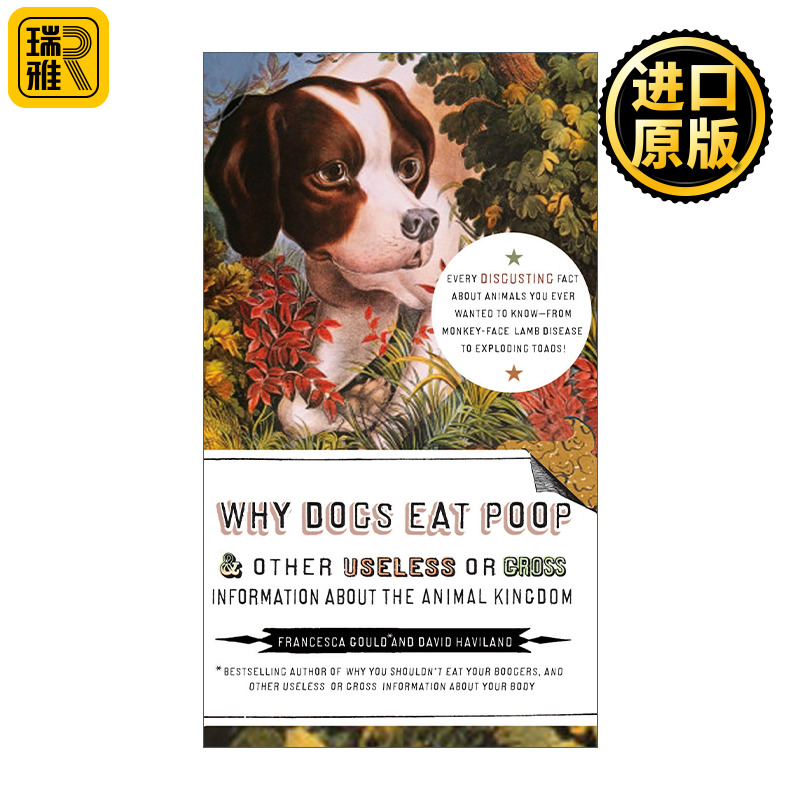 英文原版 Why Dogs Eat Poop and Other Useless or Gross Information About the Animal Kingdom 狗为什么改不了吃屎 进口书籍